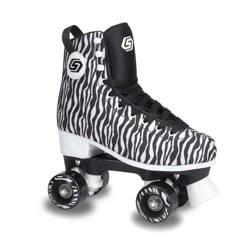 CLASSISC PVC HIGH CUFF ADULT QUAD ROLLER SKATE 