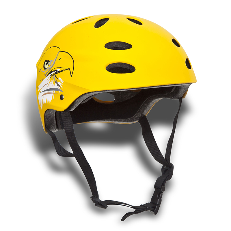 YELLOW ABS STREET SKATING PROTECTION HELMET 